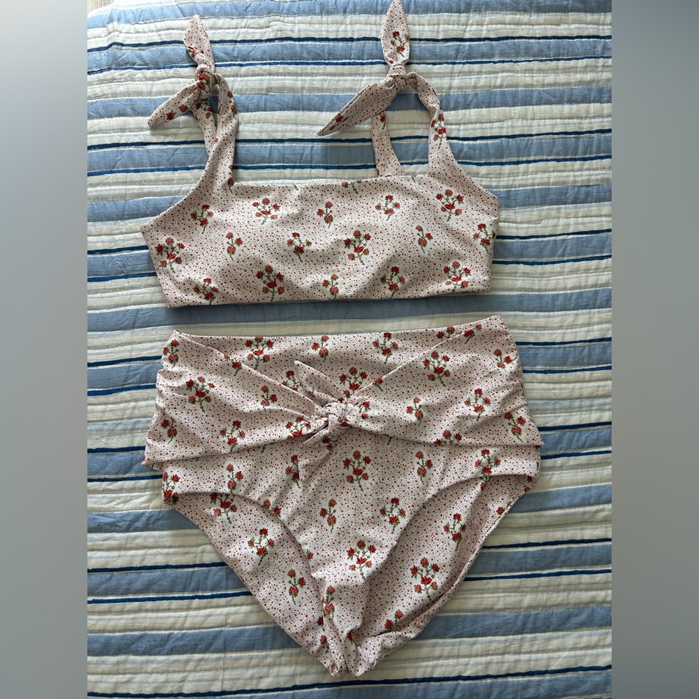 Minnow Swin Bikini Top and High Waisted Bottoms